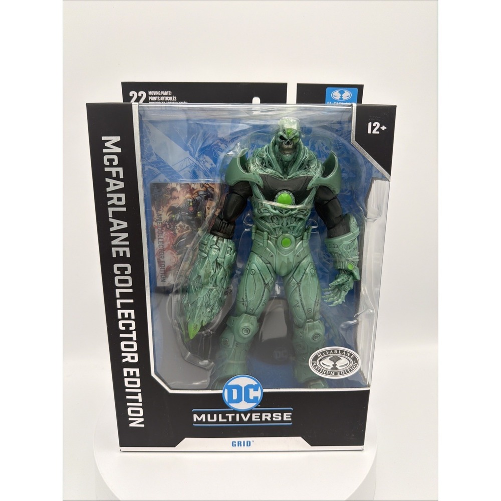 McFarlane DC Multiverse Grid Platinum Collector Edition 7" Figure NIB